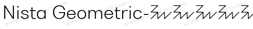 Nista Geometric字体转换
